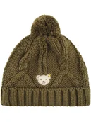 Czapeczki dla niemowląt - Steiff Czapka w kolorze khaki - miniaturka - grafika 1