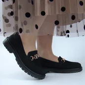 Półbuty damskie - NEWS 7041 damskie półbuty mokasyny z siatki oddychające lekkie - miniaturka - grafika 1