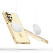 Etui i futerały do telefonów - Etui TECH-PROTECT MagFlex MagSafe do Samsung Galaxy S25 Ultra Złoty - miniaturka - grafika 1