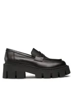 Półbuty damskie - Badura Loafersy MELITO-E23-25713PE Czarny - miniaturka - grafika 1