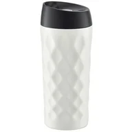 Kubki termiczne - Kubek termiczny AMBITION Diamond ze stali nierdzewnej 400ml Kremowy - miniaturka - grafika 1