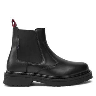 Sztyblety Tommy Jeans EM0EM01469 Czarny - Botki męskie - miniaturka - grafika 1