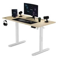 Biurka gamingowe - Biurko SENSE7 elektryczne Nojo 120x60 White Pine - miniaturka - grafika 1