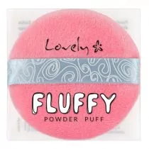 _Fluffy Powder Puff puszek do aplikacji pudru Róż - Gąbeczki do makijażu - miniaturka - grafika 1