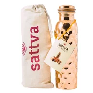 Butelki termiczne - sattva AYURVEDA Indyjska butelka miedziana DIAMENTOWA 950ml - SKLEP W LUBLINIE - - miniaturka - grafika 1