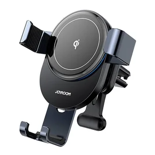 Joyroom Joyroom bezprzewodowa ładowarka Qi 15 W grawitacyjny uchwyt samochodowy na kratkę wentylacyjną nawiew szary (JR-ZS212) JR-ZS212 - Uchwyty samochodowe do telefonów - miniaturka - grafika 2