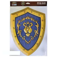 Dekoracje domu - Metalowa płytka WORLD OF WARCRAFT - "Alliance Shield" (26x35 cm) - miniaturka - grafika 1