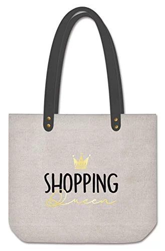 Grafik Werkstatt Torba sportowa grafik Werkstatt Shopper Shopping Queen, 48 cm, szara 62009