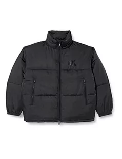 Armani Exchange Męska kurtka Sustainable, Key Look, Zipper Jacket, czarna, Large, czarny, L - Kurtki męskie - miniaturka - grafika 1