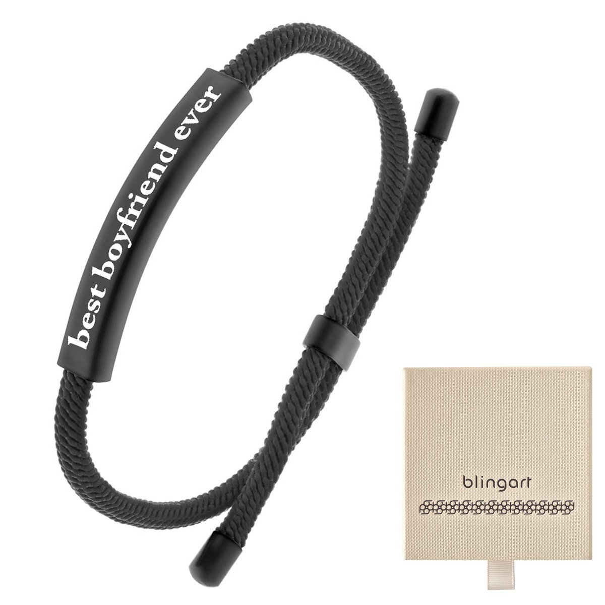 Bransoletka męska z GRAWEREM SZNURKOWA kolory STAL