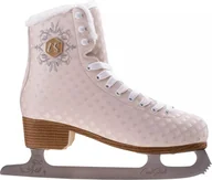 Łyżwy - Damskie łyżwy figurowe Coolslide Lady Marseille beżowe rozmiar 37 - miniaturka - grafika 1