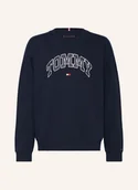 Bluzy dla chłopców - Tommy Hilfiger Bluza Nierozpinana blau - TOMMY HILFIGER - miniaturka - grafika 1