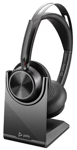 Poly Voyager Focus 2 VFOCUS2 C bezprzewodowy zestaw słuchawkowy stereo z USB-C, ze stacją ładującą - Akcesoria do telefonów stacjonarnych - miniaturka - grafika 1
