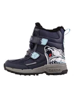 Botki damskie - Kappa Botki zimowe w kolorze granatowym - miniaturka - grafika 1