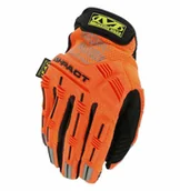 Rękawiczki rowerowe - Rękawice Mechanix HiViz MPact HIVIZ ORANGE - miniaturka - grafika 1