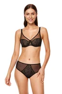 Biustonosze - Gabi biustonosz miękki koronkowy (kolor czarny, rozmiar 75C) - miniaturka - grafika 1
