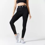 Spodnie sportowe damskie - Legginsy fitness damskie Adidas - miniaturka - grafika 1