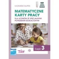 Pedagogika i dydaktyka - Matematyczne karty pracy cz. 3 - miniaturka - grafika 1