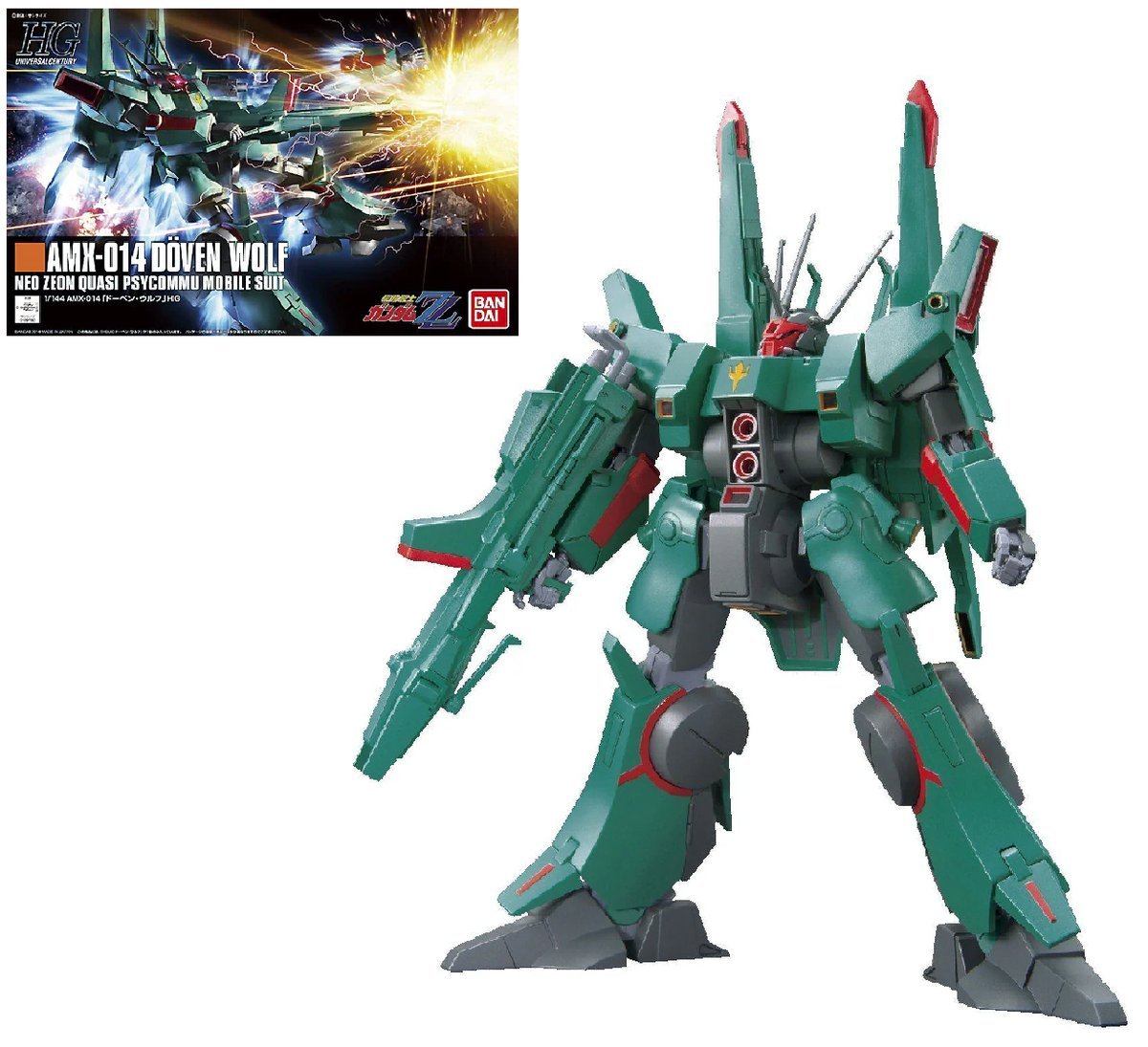 Model Figurki Gundam - 1/144 Hguc Dooben Wolf