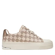 Trampki damskie - Trampki DKNY York Lace UP Sneak K2533982 Beżowy - miniaturka - grafika 1