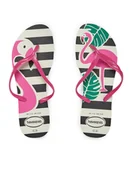 Klapki i japonki damskie - Havaianas Japonki 41454880001 Kolorowy - miniaturka - grafika 1