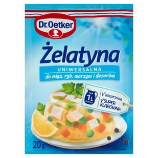 Dr. Oetker Żelatyna wieprzowa 20 g Dr. Oetker - Przyprawy i zioła sypkie - miniaturka - grafika 1