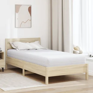Materace Biały 90 x 200 cm 100% materiał poliestro - Materace - miniaturka - grafika 1
