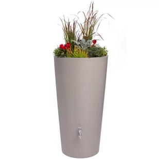 Zbiornik na deszczówkę MPI Rainbowl Flower 150 l szary - Zbiorniki na deszczówkę - miniaturka - grafika 2
