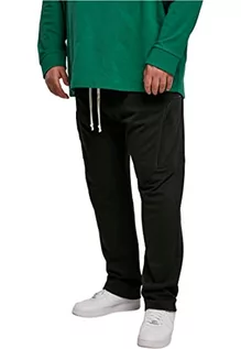 Spodenki męskie - Urban Classics Męskie spodnie do biegania Low Crotch Cargo, spodnie sportowe dla mężczyzn, dostępne w 2 kolorach, rozmiary XS – 5XL, czarny, L - grafika 1