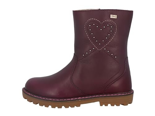 Lurchi 84L9003005 modne kozaki, bordowe, 32 EU, bordowy, 32 EU