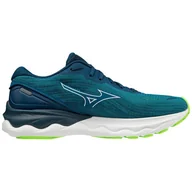 Buty sportowe męskie - Buty do biegania męskie Mizuno Wave Skyrise 3 niebieskie - miniaturka - grafika 1