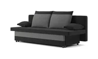 Sofy i kanapy - Kanapa Sony Rozkładana Sofa Z Funkcją Spania, Czarny-Szary - miniaturka - grafika 1