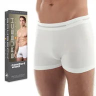 Majtki męskie - BRUBECK BX10430 bokserki męskie WEŁNIANE - XXL - miniaturka - grafika 1