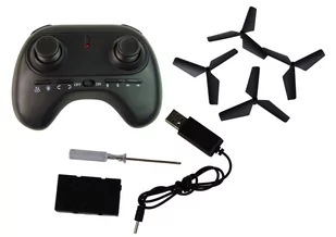 Samolot Dron RC Pomarańczowy Myśliwiec Zdalnie Sterowany Pilot - Zabawki zdalnie sterowane - miniaturka - grafika 3