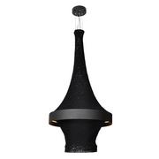 Lampy sufitowe - Skandynawska lampa wisząca nad stół Dota 5033 Amplex LED 26W 3000K czarna - miniaturka - grafika 1
