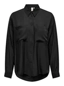 Bluzki damskie - ONLY Bluzka w kolorze czarnym - miniaturka - grafika 1