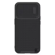 Etui i futerały do telefonów - Nillkin Textured S Magnetic Case etui iPhone 14 Pro pokrowiec MagSafe z osłoną na aparat czarny - miniaturka - grafika 1