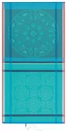 Ręczniki - Le Jacquard Fran ais Ręcznik plażowy Zellige Niebieski - miniaturka - grafika 1