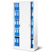 Szafy biurowe - JAN NOWAK model KUBA biurowa szafa metalowa z drzwiami przesuwnymi - miniaturka - grafika 1