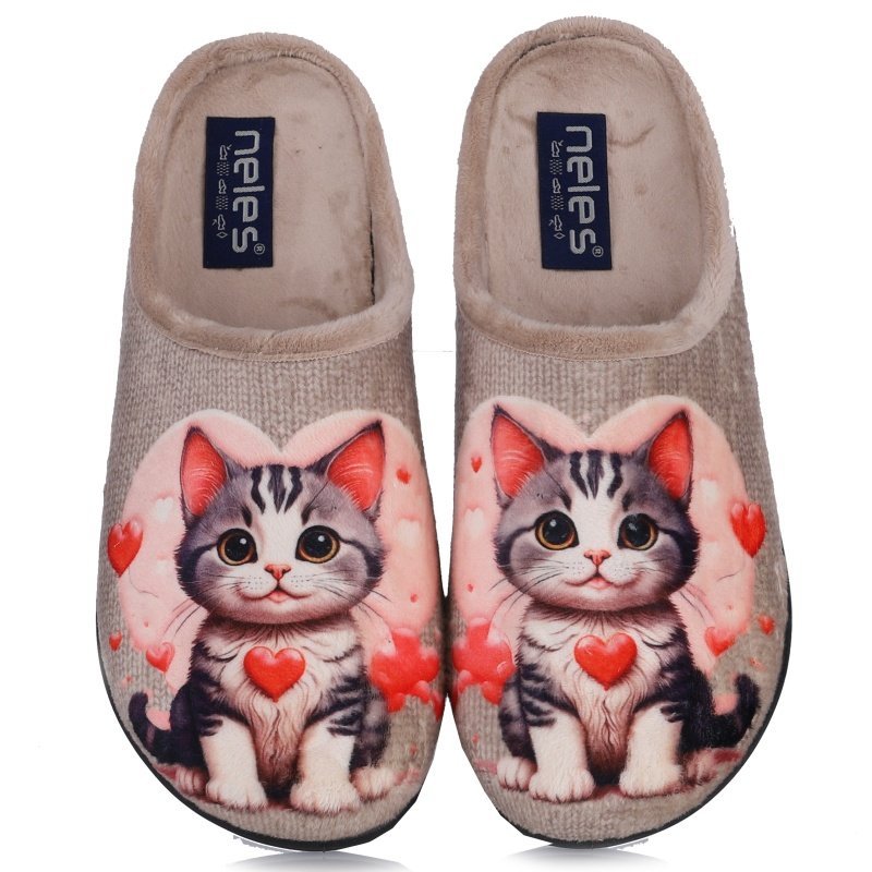 Pantofle damskie hiszpańskie Neles 4310.694 BEIGE R.39