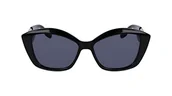 Okulary przeciwsłoneczne - KARL LAGERFELD KL6102S Okulary przeciwsłoneczne, czarne, jeden rozmiar dla kobiet, czarny, rozmiar uniwersalny - miniaturka - grafika 1