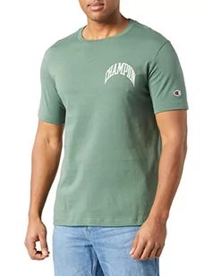 Champion Męski t-shirt Rochester 1919 City Exporer Crewneck S-s, zielony (DUK), rozmiar M, zielony (Duk), M - Koszulki męskie - miniaturka - grafika 1