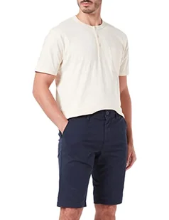 TOM TAILOR Męskie Szorty bermudy regular slim chinosy 1030027, 10668 - Sky Captain Blue, 30 - Spodenki damskie - miniaturka - grafika 1