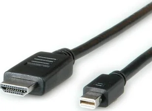 Kabel Roline DisplayPort Mini - HDMI 2m czarny - Kable komputerowe i do monitorów - miniaturka - grafika 1