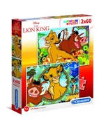 Puzzle - King Puzzle SuperColor 2x60 Lion - miniaturka - grafika 1