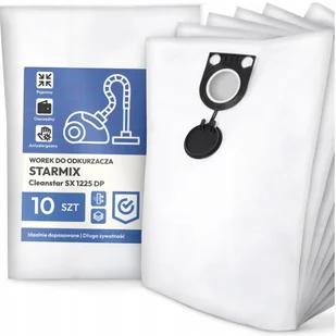 10x Worek do Odkurzacza Starmix Cleanstar Sx 1225 Dp Syntetyczny Duży G9 - Worki do odkurzaczy - miniaturka - grafika 1