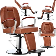 Fotele fryzjerskie - Fotel fryzjerski barberski hydrauliczny do salonu fryzjerskiego barber shop Carson barberking w 24H - miniaturka - grafika 1