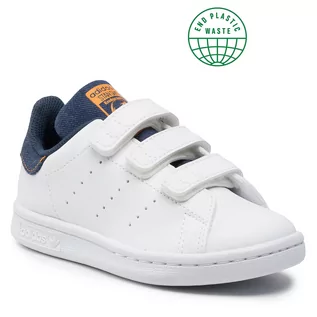 Buty sportowe damskie - Adidas Buty Stan Smith Cf C GZ7360 Ftwwht/Crenav/Supcol - grafika 1