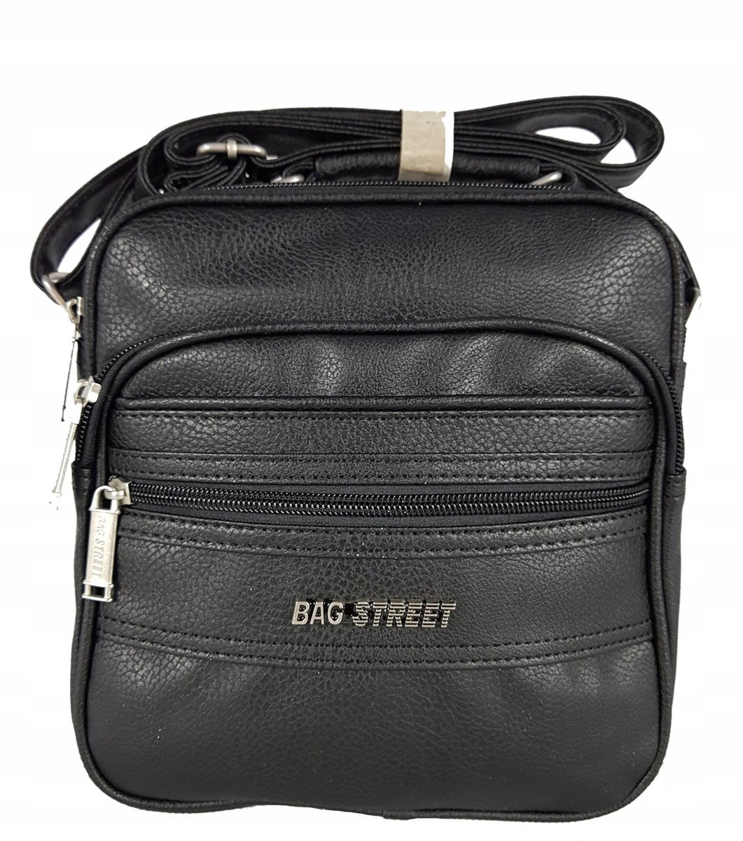 Torebka Pojemna Bag Street Czarna Męska