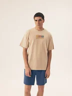 Piżamy damskie - Piżama męska Onshore Henderson beżowy, niebieski 2XL - miniaturka - grafika 1